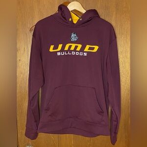 Stadium Athletics Burgundy and Gold Apparel. Size Large.